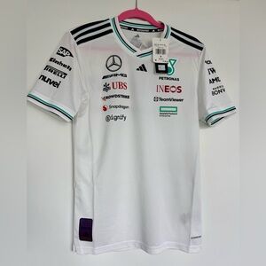NEW Adidas Mercedes-AMG Petronas F1 Team Jersey Size Small